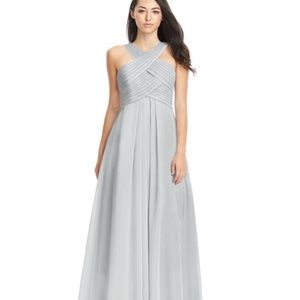 Azazie KALEIGH Silver Bridesmaid Dress